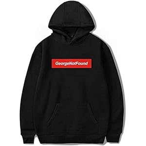JHDESSLY GeorgeNotFound Merch Logo voor dames en heren, lange mouwen, sweatshirt met capuchon, uniseks Harajuku Tracksui