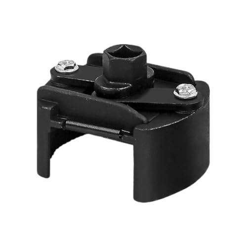 Oil Filter Wrench, Adjustable 2 Jaws Oil Filter Removal Tool with 1/2'' Drive, Cap Style Socket Wrench Tool Set for 2.36''/60mm-3.15''/80mm Range, Universal Car Accessories Fits Most Fuel Filters