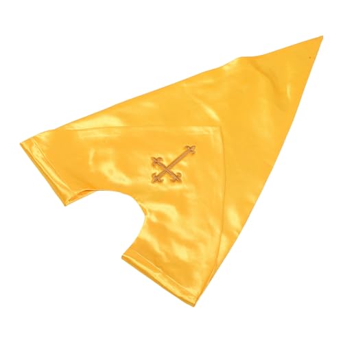 Bufanda litúrgica de satén dorado reversible con bordado sacro premium en V