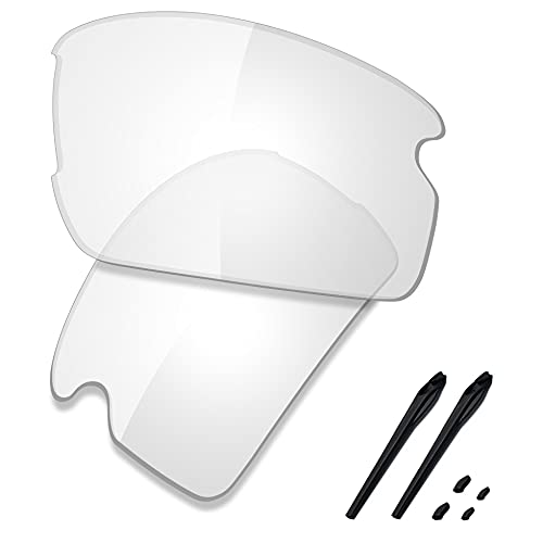 Image of SAUCER Premium Replacement Lenses & Rubber Kits for Oakley Flak 2.0 OO9295 | UV400 Protection, Anti-Scratch, Precise Fit