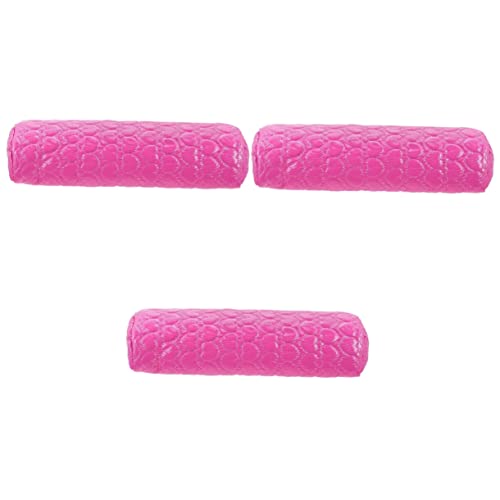 MUSISALY 3個 ネイルアートハンドピロー マニキュア アート ハンドピロー マニキュアアート手 ハンド クッション マニキュア アート ネイルアート手枕 アームレスト 釘の手 Rosy Pu