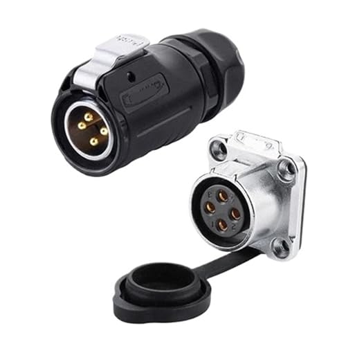 Connecteur 4 broches étanche IP67 pour brancher des éclairages extérieurs