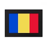 Klassifizierung: Rahmen DIYthinker Rumänien National Flagge Europa Land Desktop-Foto-Rahmen-Schwarz Bild-Kunst-Malerei Passt 10.2 x 15.2cm (4 x 6 Zoll) Bild Mehrfarbig