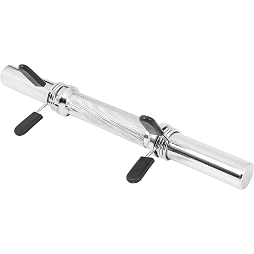 GORILLA SPORTS® Kurzhantelstange - Länge 35 cm, Rutschfest Griff, Ø 30...