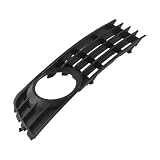 Frontstoßstangengitter Nebelscheinwerferabdeckung Verkleidung für B6 Limousine 2001–2005, links rechts unten Grilleinsatz, schwarzes Kunststoffgeflecht Ersatz, OEM 8E0807681 8E0807682 (8E0807681 links