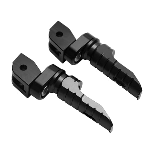 Motorrad Fußrasten, Für Ducati Hypermotard 950/SP 2018-2021 821/SP 2013-2015, Motorrad Änderung Fußrasten Pedale, Fußstütze Zubehör,Black