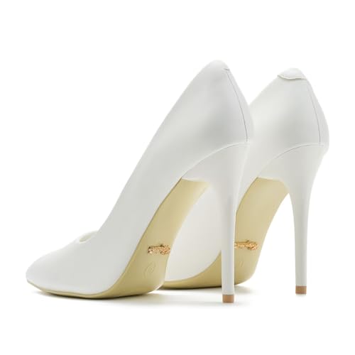 Image of Womens High Heels 4 Inch Closed Pointed Toe Pumps Stiletto Heels for Women Dress Sexy Wedding Pumps