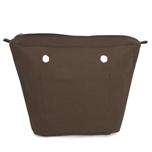 yorfavo Nuevo 1 PC Bolsillo de cremallera interior O bag organizador insertar para Obag Classic Mini (Café,Classic)