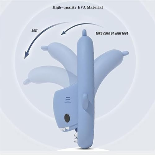 Jfxgjuv Shark Swell Chanclas, Shark Chanclas Originales Cloud Shark Slides Unisex Thick Sole Non-Slip Open Toe Shark Slides Slippers Sandals3