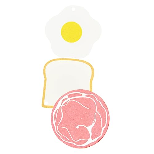 BCOATH Pulp Cotton Dish Sponge 3pcs Reusable Kitchen Scrub Sponges Dish Cleaning for Sink Pot Stove