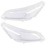 Mustrod 2X Transparent Head lamp Lens Shell Cover Left+Right Replacement for Honda Accord 2013-2015 (Set of 2)