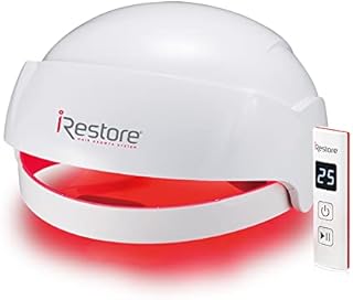 iRestore Essential Laser Hair Growth System - FDA Cleared Hair Loss Treatments for Men & Women & Hair Growth Products for Men with Thinning Hair, Hair Regrowth Treatments Laser Cap, Red Light Therapy
