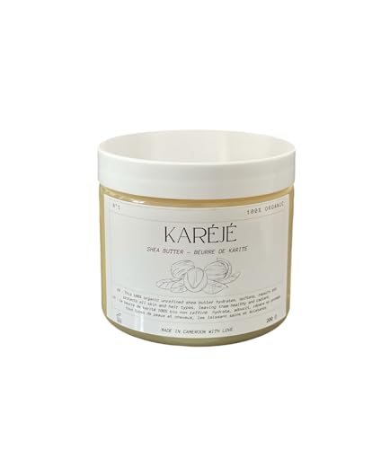 Manteca de karité ultra hidratante Karéjé 200g orgánica para regeneración de piel y pelo seco