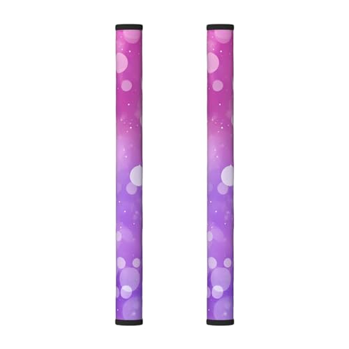 Galaxy Dot, 2 coperture per maniglie della porta del frigorifero, colore rosa viola brillante per elettrodomestici da cucina, decorazione per frigorifero, forno a microonde, forno e lavastoviglie