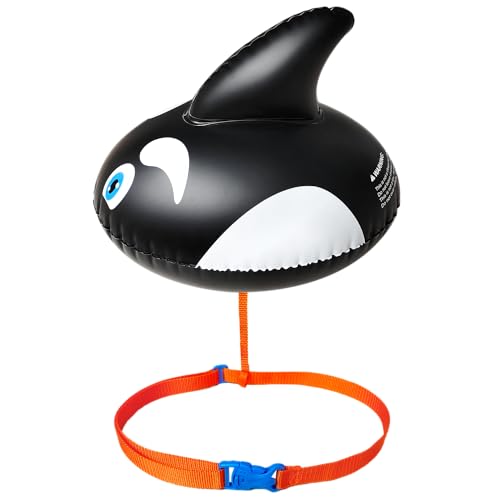 OLNIEZZL Swim Buoy for Open Water,Pool Buoy Swim Training Snorkel Float,Swimming Belt Floatation Devices for Adults Swimming Bubble Safety Float with Adjustable Waist Belt