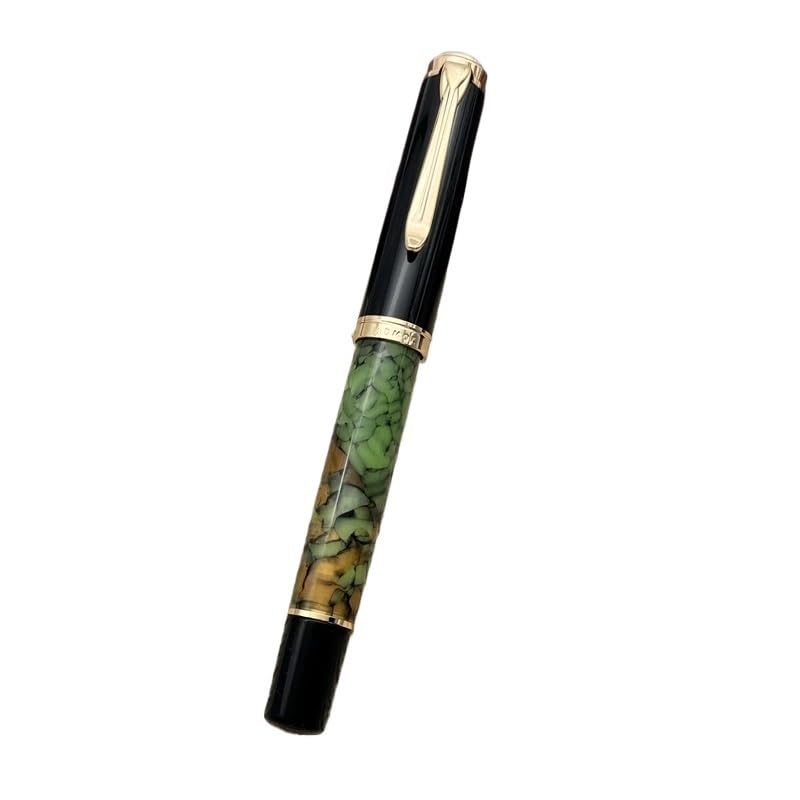 Stylo-plume à piston de bureau en acrylique avec pointe Schmidt fine