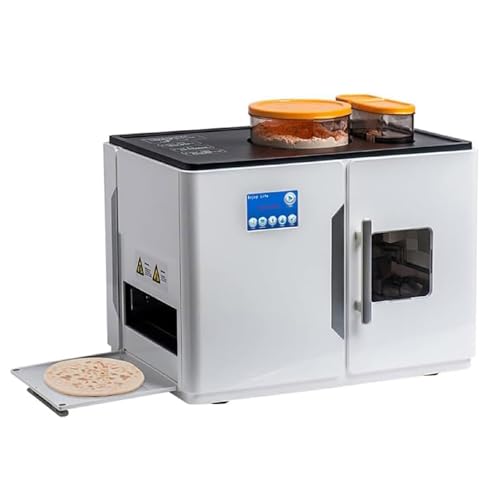 Fully Automatic Roti Maker, Pancake Flatbreads Pita Making Machine One Key To Make 8 Pcs/One Time For Chapati, Flour Tortilla - One Key Operation