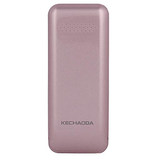 Image of KECHAODA A27 Keypad Dual Sim Mini Mobile Phone with External Memory Slot 1.68cm (0.66 inch) Display Only Mobile Phone & Charging Cable in Box, Battery,No Charger - Rose Gold