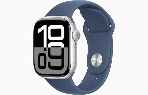 Apple Watch Series 10 [GPS + Cellular, 42mm] - Caja de Aluminio Oro Rosa con Correa Deportiva Rosa Rubor, S/M (Reacondicionado)