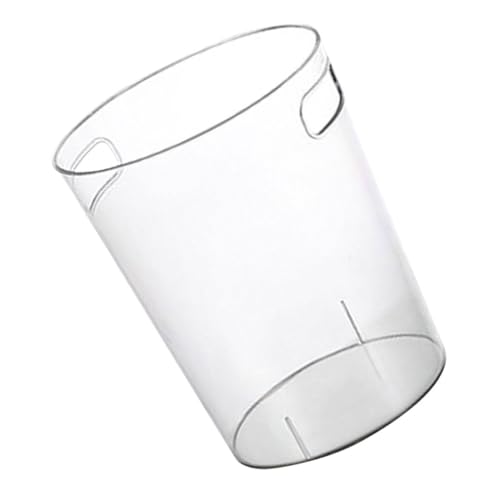 Caneca de Basura Pequeña Transparente con Asa