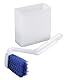 Maximex WC-Randreiniger mit Box, praktische abgewinkelte WC-Reinigungsbürste, Inklusive Wandaufbewahrungsbox, Maße (B x H x T): 4,5 x 23 x 9,2 cm