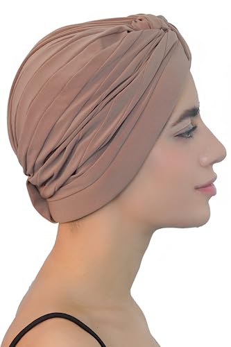 Pieghe W di stile del turbante per donne Perdita