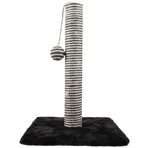 Rascador para gatos vertical Sisal con bola y base estable miniatura 1
