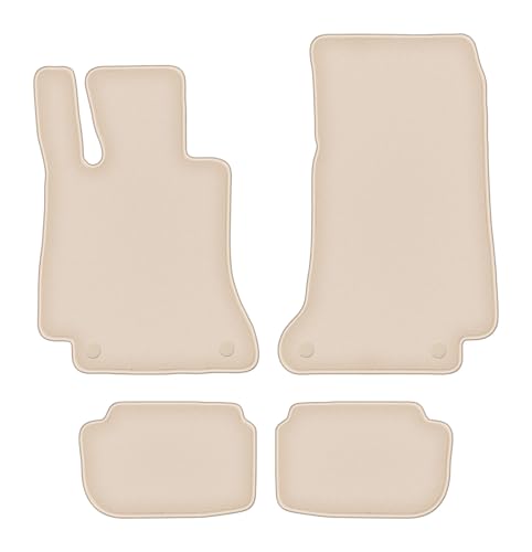 Tapis de sol en velours Fortuna beige pour protéger la Mercedes E W213