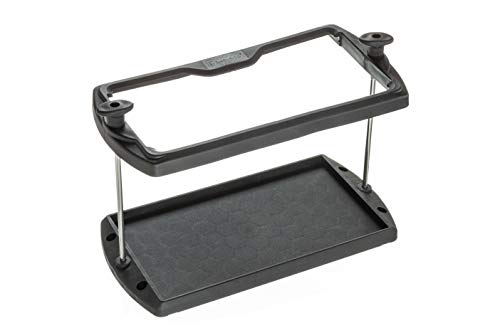 Attwood 9095-5 USCG-Approved 27 Series Heavy Duty Adjustable Hold-Down Marine Boat Battery Tray Black