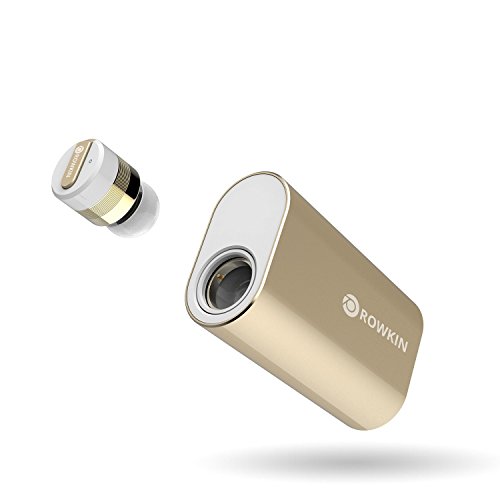 Rowkin Bit Charge Single: True Wireless Earbud w/Charging Case. Bluetooth Headphone, Smallest Cordless