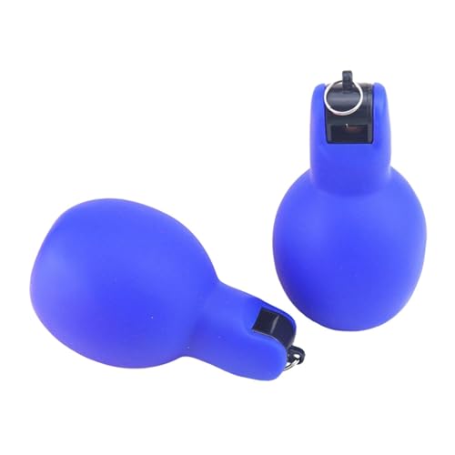 Silbato deportivo Menolana de PVC azul liviano miniatura 7