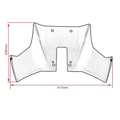 Becquet capot avant de haute précision noir mat pour GSX-8S