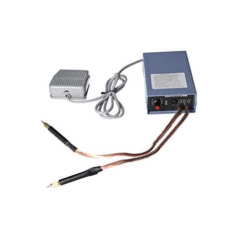 Weytoll Punktschweißgerät 18650 Batterie DIY 5000W 6200mAh 0-800A Strom Einstellbare Schweißgeräte für 18650 Batterie Punktschweißmaschinenset Cover