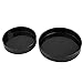 Marsrut 2Pcs Traditional Japanese Ikebana Suiban Pot: Round Plastic Bonsai Tray | Ikabana Vase Kit for Flower Frog, Branch, and Pebble Arrangement | Durable Bowl and Elegant Flower Container