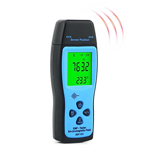 EMF Reader Digital LCD,LCD Electromagnetic Field Ghost Detector - Multifunctional Radiation Dosimete