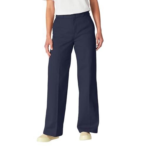 Amazon.com: Dickies Women's Wide Leg Work Pants – Midrise Regular