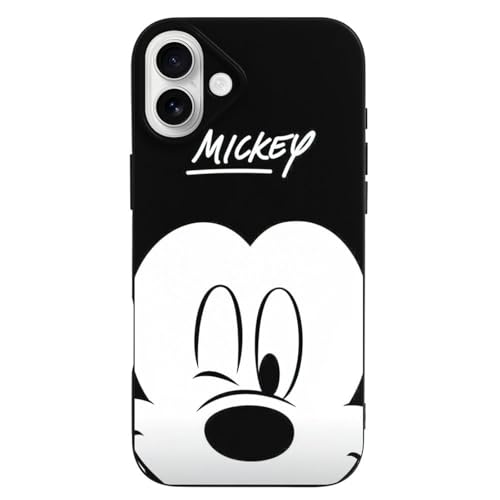 �f�B�Y�j�[ �~�b�L�[�}�E�X IPhone16 �Ή� �P�[�X �ϏՌ� �y���^ ���ϖh�~/Qi�������C�����X�[�d�Ή� �X�}�z�P�[�X ����~�� �w��h�~