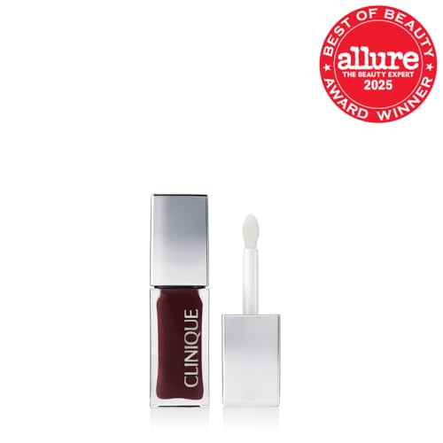 Clinique Pop Lip + Cheek Oil in 3 Iconic Shades in Black Honey, Pink and Nude Honey | Conditions Lips + Gives Cheeks a Natural, Dewy Flush