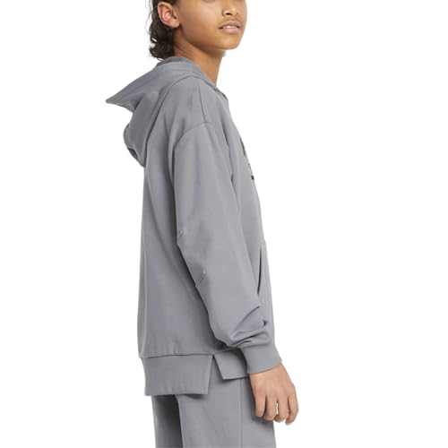 PUMA Kids Boys Minecraft X Hoodie Casual Outerwear Breathable - Grey2