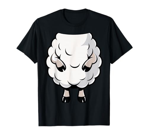 Sheep Shirt Adult Kids Men Women Lamb Sheep Costume T-Shirt
