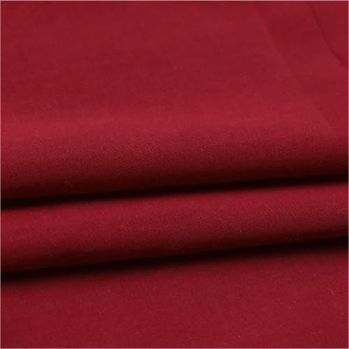 Tissu de matelassage doux en coton rouge pour des finitions raffinées