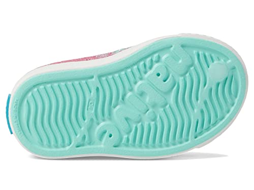 Native Shoes Kids Jefferson Bling Sneakers For Toddlers – Synthetic Upper – Glittered Design – Slip-On Style Hollywood Hydrangea Bling/Shell White 10 Toddler M #TOP2