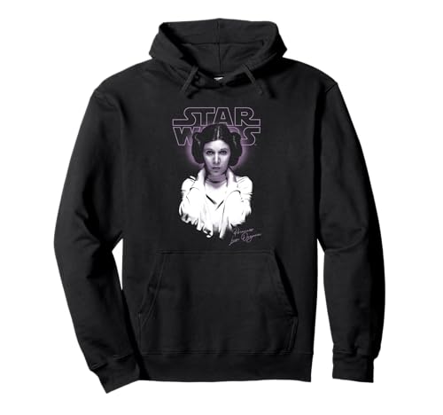 Image of Star Wars Princess Leia Street Portrait Pullover Hoodie