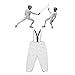 Fencing Pants Stab Proof Fabric 350N Elastic Fine Stitching CFA Certified Professional Fencing Training Pants (Size 42)