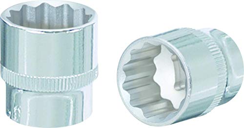KS Tools 918.4816 3/8 Inch CHROMEplus 12-Point Socket, 15/16 Inch