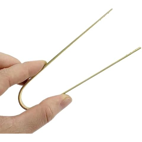 25 pcs Bamboo Tongs for Cooking Dining, 10cm Mini Tongs for Party Serving Food Dispoable, 4 inch Natural Toast Tongs Cover