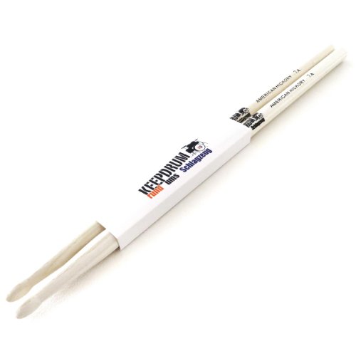 keepdrum 7A Hickory Drumsticks Schlagzeug-Stöcke Wood 12 Paar - Image 5