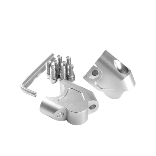 Support serrage CNC rehausseur guidon moto 28mm Loncin 500R