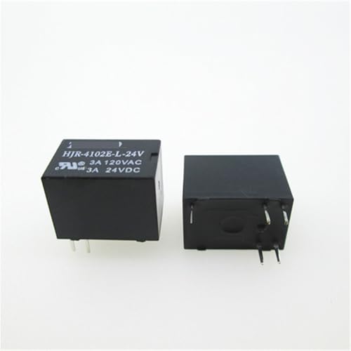 Relais HJR-4102E 24V commutation stable 3A pour automatismes - 10 PCS