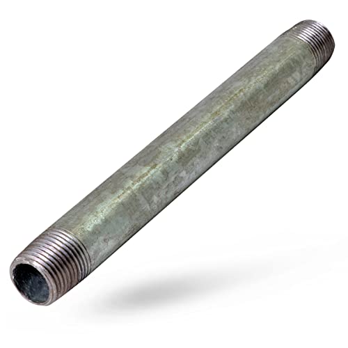 Everflow Supplies NPGL3411 - Tubo de acero galvanizado de 11' de largo con diámetro nominal de 3/4'